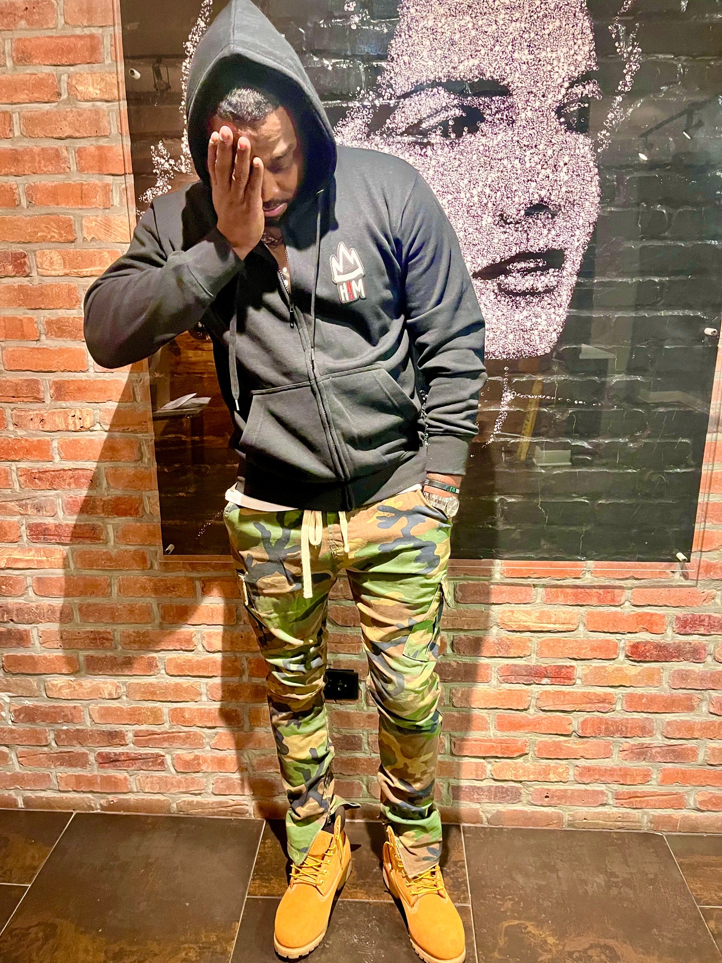 H!M Logo Zip-Up Hoodie