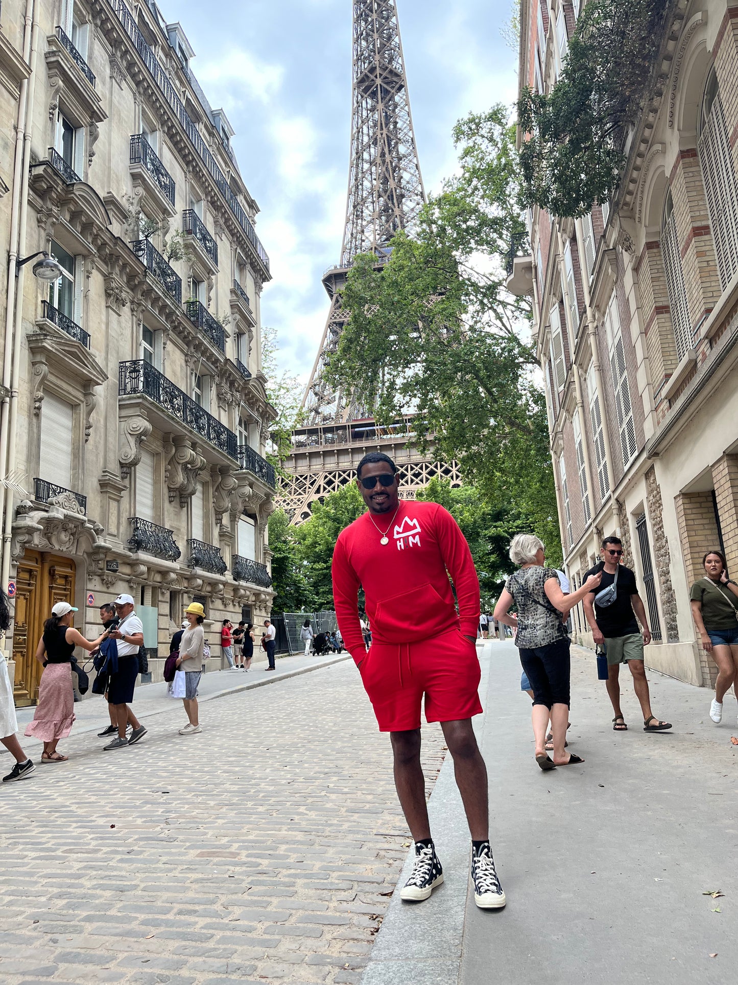 H!M Crew neck Short Set