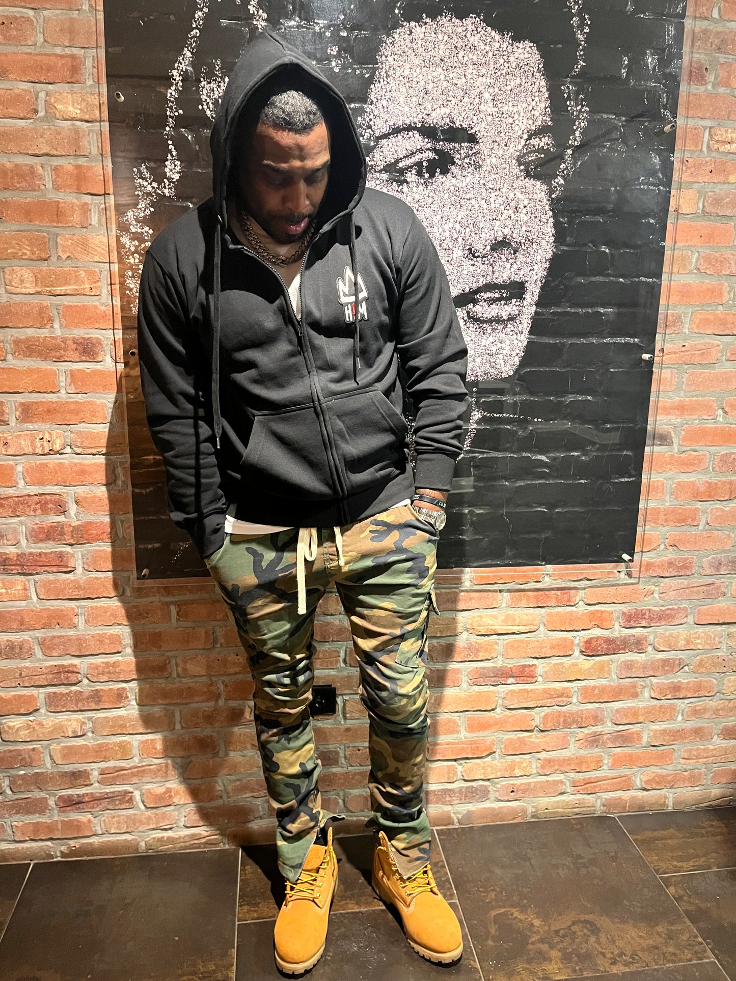 H!M Logo Zip-Up Hoodie