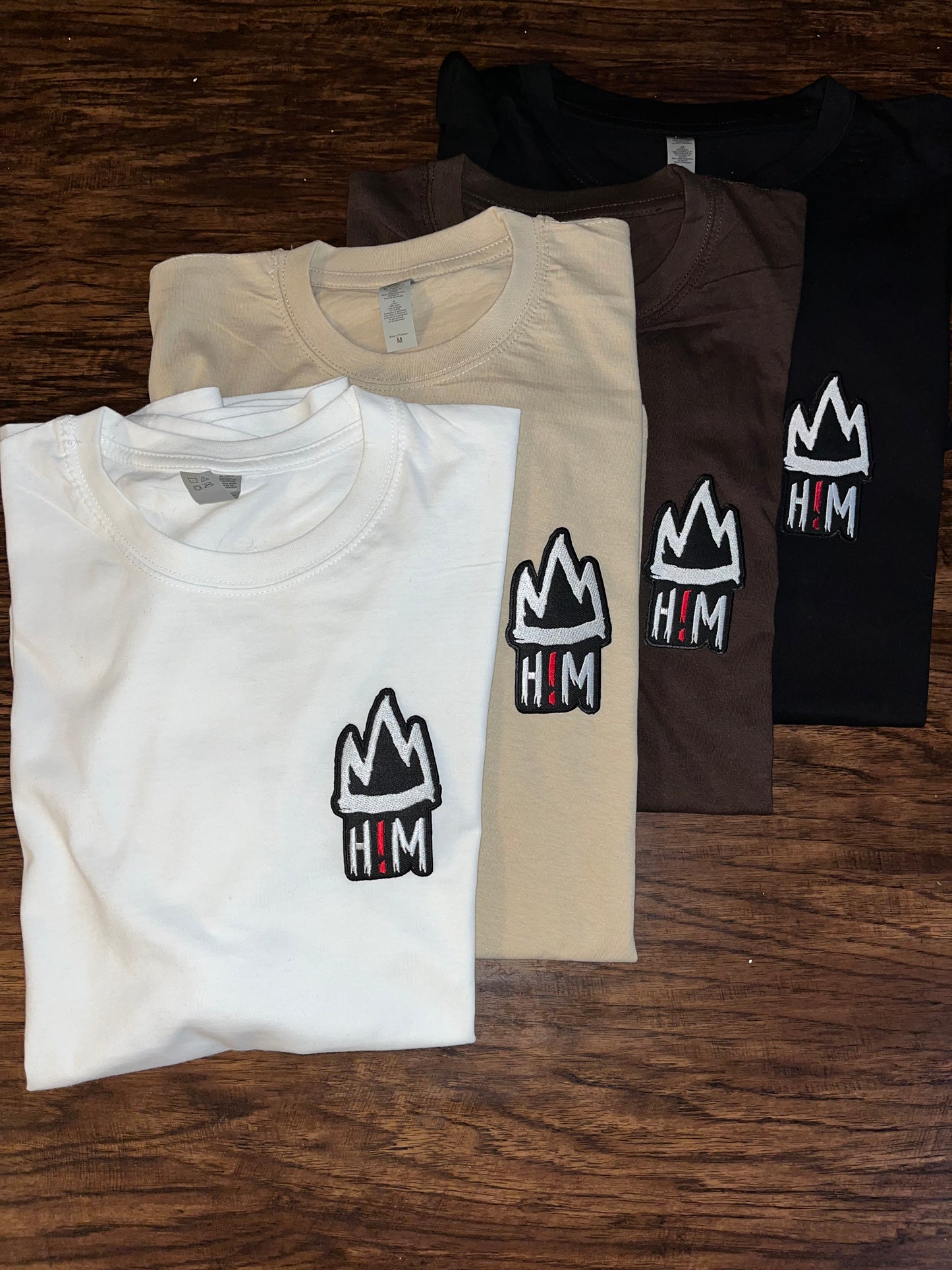 Short Sleeve Essential Embroidered H!M Tee