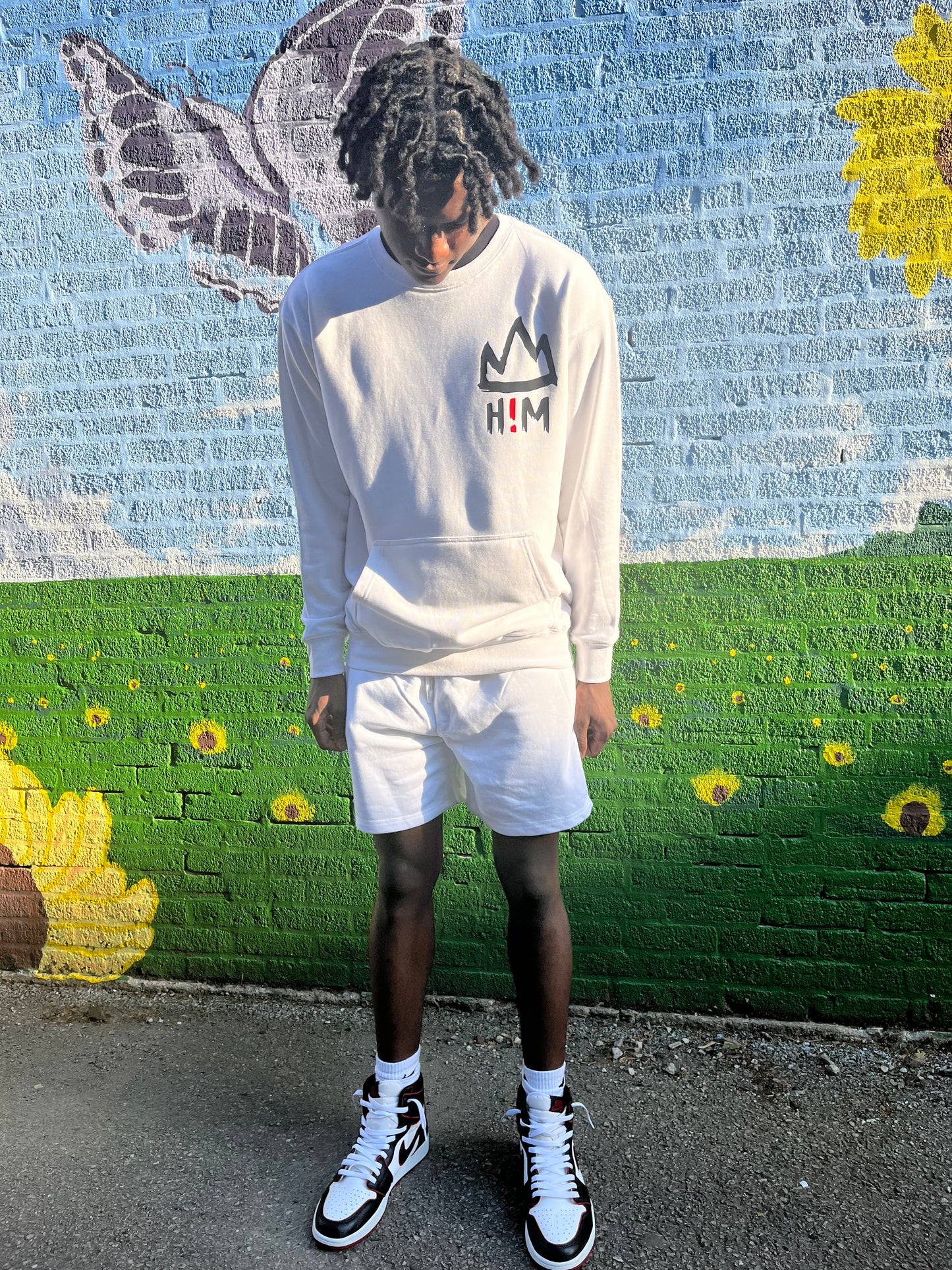 H!M  Crew neck Short Set