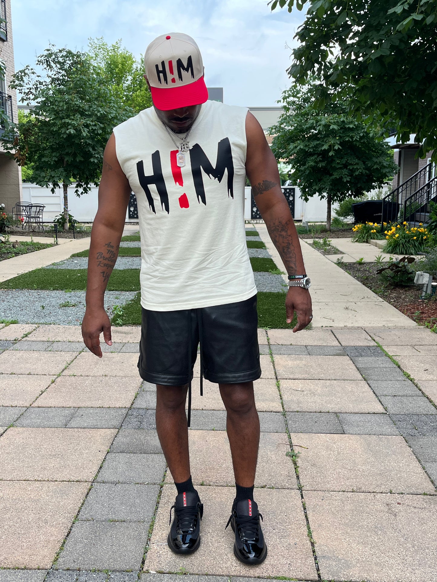Red H!M Baseball Cap
